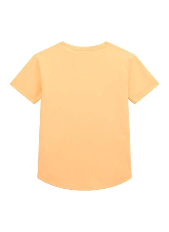 جس Kids Slogan Crew Neck T-Shirt
