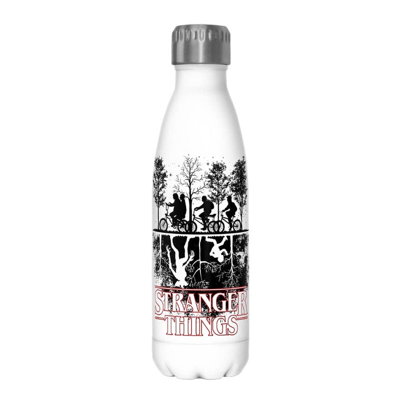 Netflix Stranger Things Upside down 17 oz Stainless Steel Bottle, Multicolor - Image 1