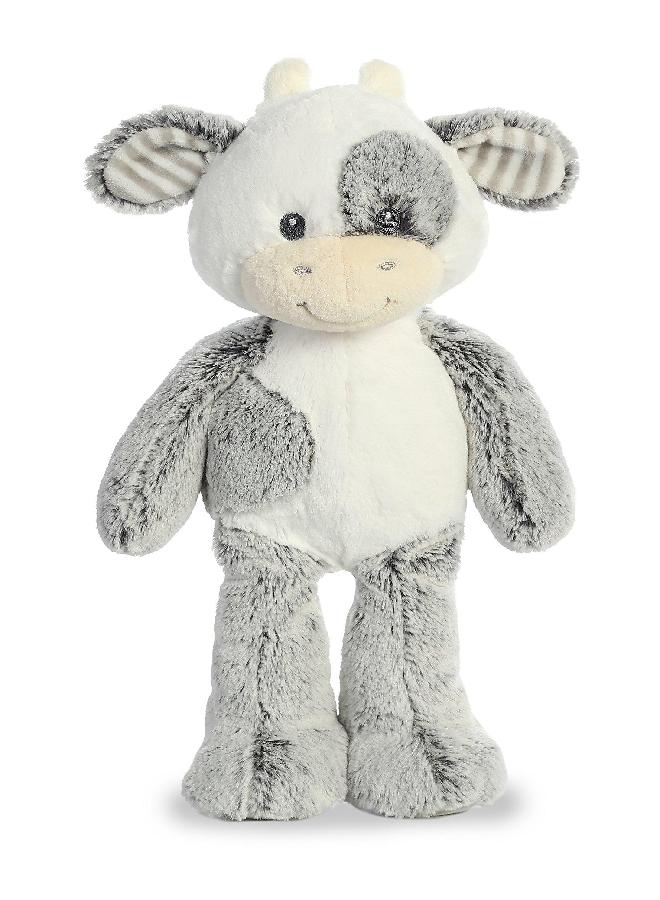 ebba Aurora® Adorable Cuddlers™ Coby Cow™ Baby Stuffed Animal - Security and Sleep Aid - Comforting Companion - Gray 14 Inches - Image 2