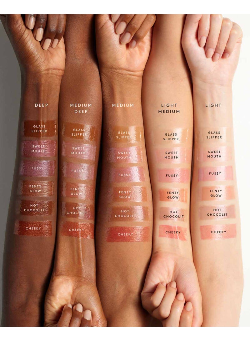 FENTY BEAUTY Gloss Bomb, Clear, 9mL Glass Slipper - Image 4