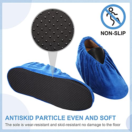 JaGely 11 Pairs Reusable Non Slip Cloth Shoe Covers Washable Thickened Boot Shoe Covers for Indoors and Households(Multicolor) - Image 4