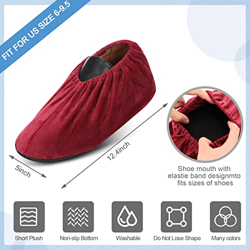 JaGely 11 Pairs Reusable Non Slip Cloth Shoe Covers Washable Thickened Boot Shoe Covers for Indoors and Households(Multicolor) - Image 2
