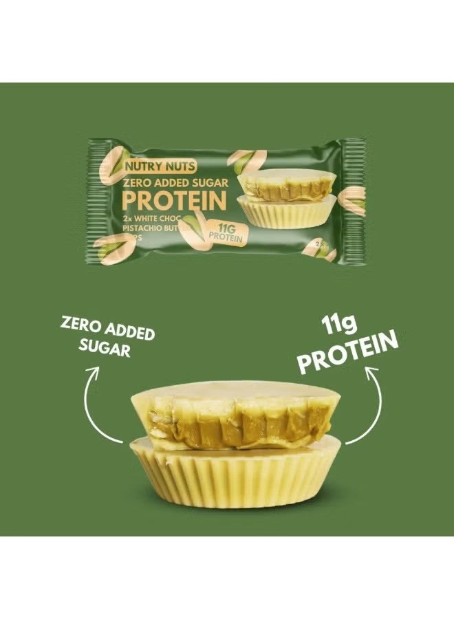 Nutry Nuts Zero Added Sugar Protein Pistachio Butter Cups 42g x 12 Pack – Guilt-Free High Protein Snack - Image 2