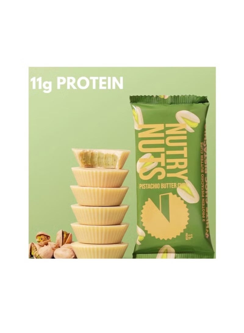 Nutry Nuts Zero Added Sugar Protein Pistachio Butter Cups 42g x 12 Pack – Guilt-Free High Protein Snack - Image 4