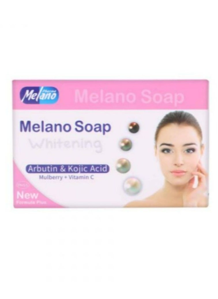 MELANO MELANO soap whitening arbutin kojic acid 100 g 2 pcs  - Image 3