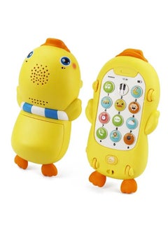 Cartoon Projection Duck Music Phone with Music and Light