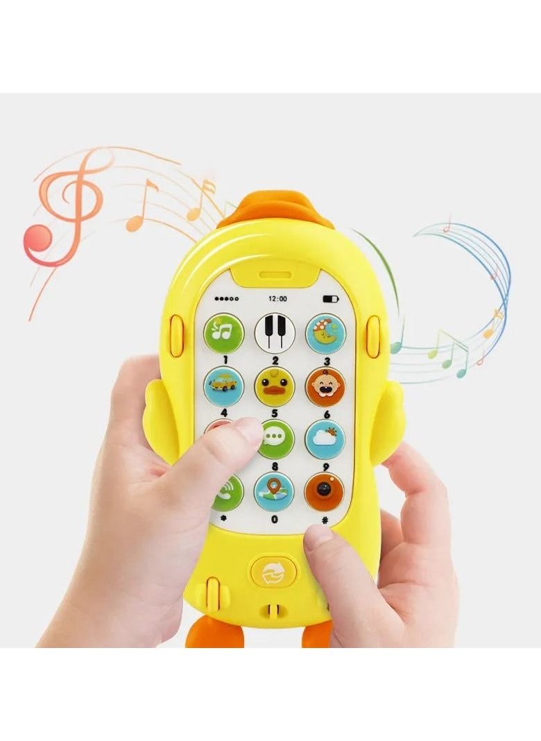 Toyland - Cartoon Projection Duck Music Phone with Music and Light - Image 1