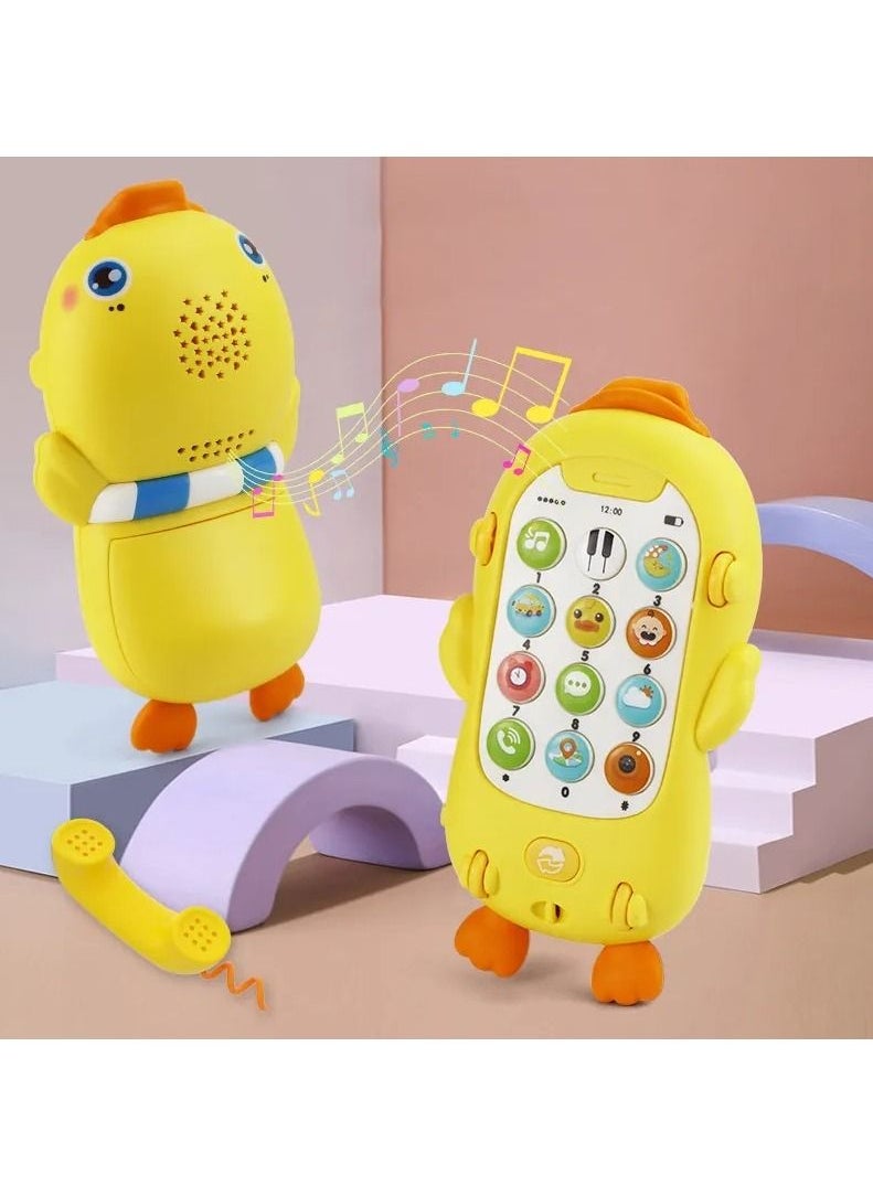 Toyland - Cartoon Projection Duck Music Phone with Music and Light - Image 1