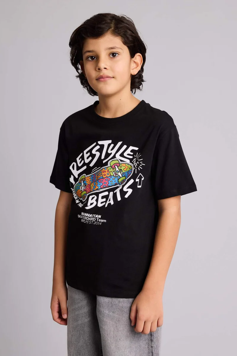 ديفاكتو Boy Printed T-Shirt