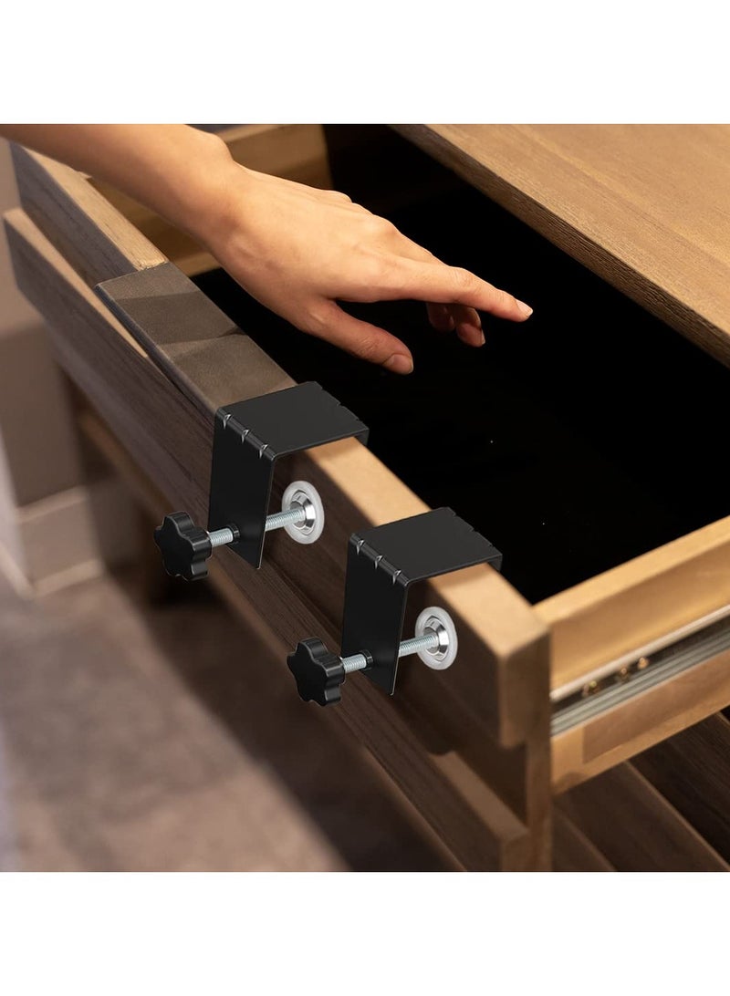 SOLARAE Drawer Front Installation Clamp, Heavy Duty Metal C Clamp Cabinet Installation Clamp for Cabinet Installation Drawer Front Installation - Image 5