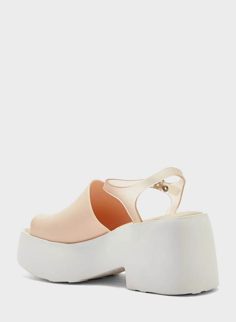 melissa Ankle Strap Wedge Sandals