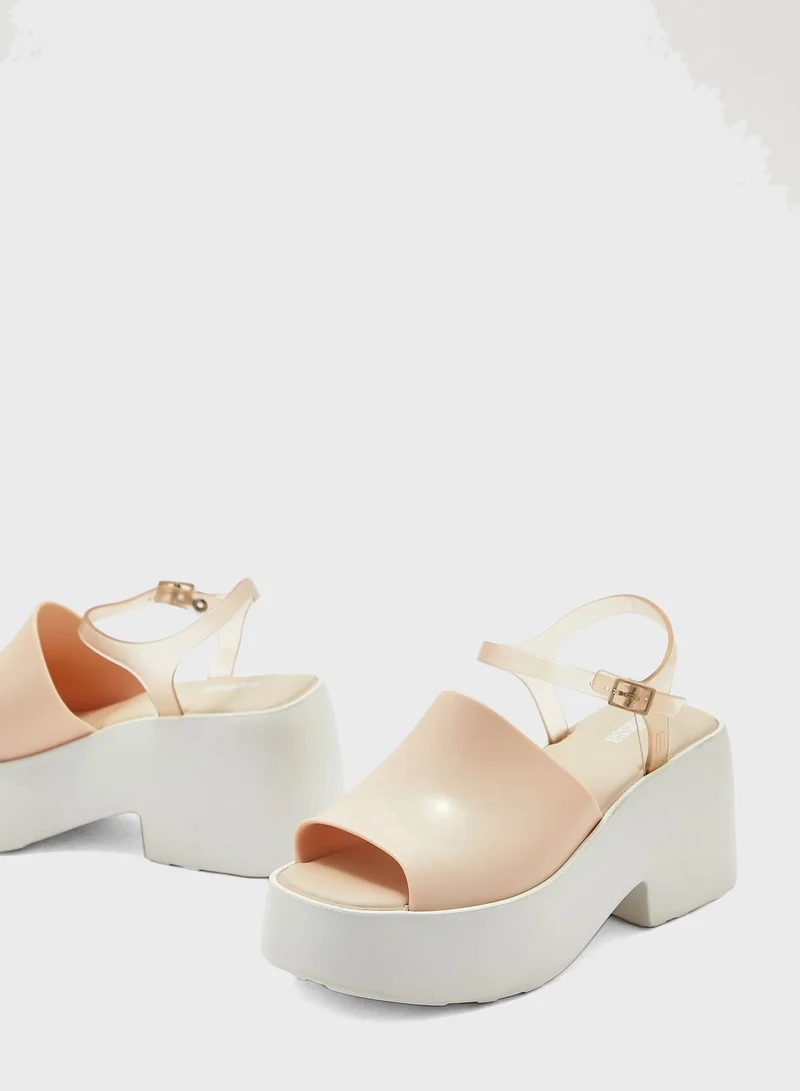melissa Ankle Strap Wedge Sandals