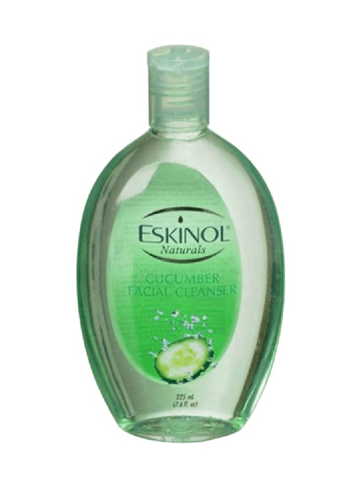 Eskinol Deep Facial Cleanser with Pure Cucumber Extract 225 ml And natural cotton, multi-use - Image 2