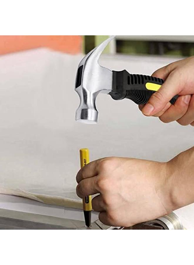 إكسفور مطرقة مخلب صغيرة، مقبض مطاطي ناعم، مطرقة صغيرة قصيرة 10 أونصة، أداة مطرقة أظافر، مطرقة قصيرة، مطرقة أظافر للأطفال، مطرقة صغيرة للاستخدام الداخلي والخارجي  - Image 3