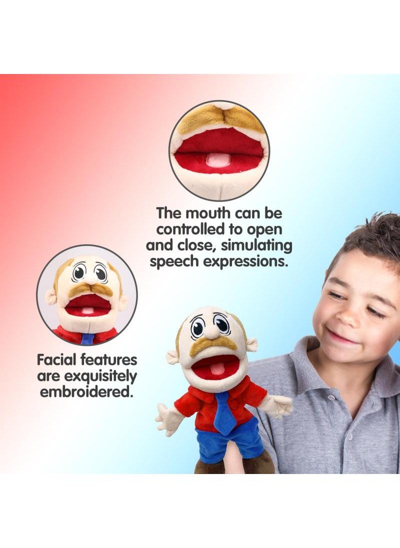 General - 1 Pcs Jeffy Feebee Series Puppets Adoptive Father Plush Toy 40Cm - Image 1