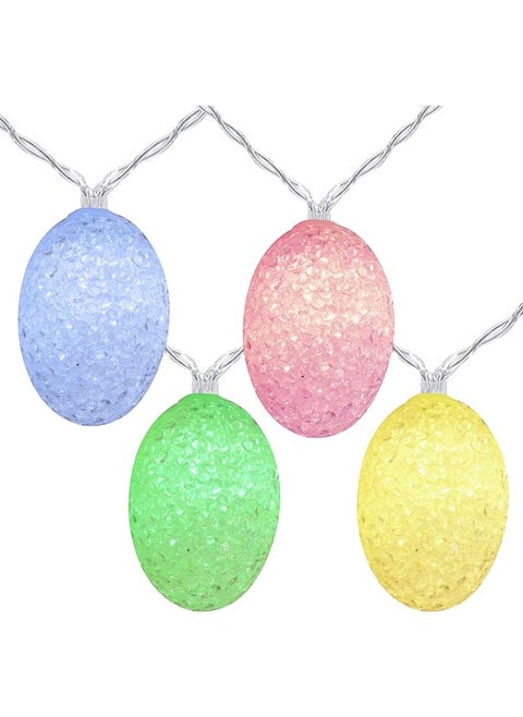 Easter Decorations Easter Egg String Lights Pastel 10 Led String Lights With Battery Operated Fairy Lights For Home Banister Tree Fireplace Spring Decor