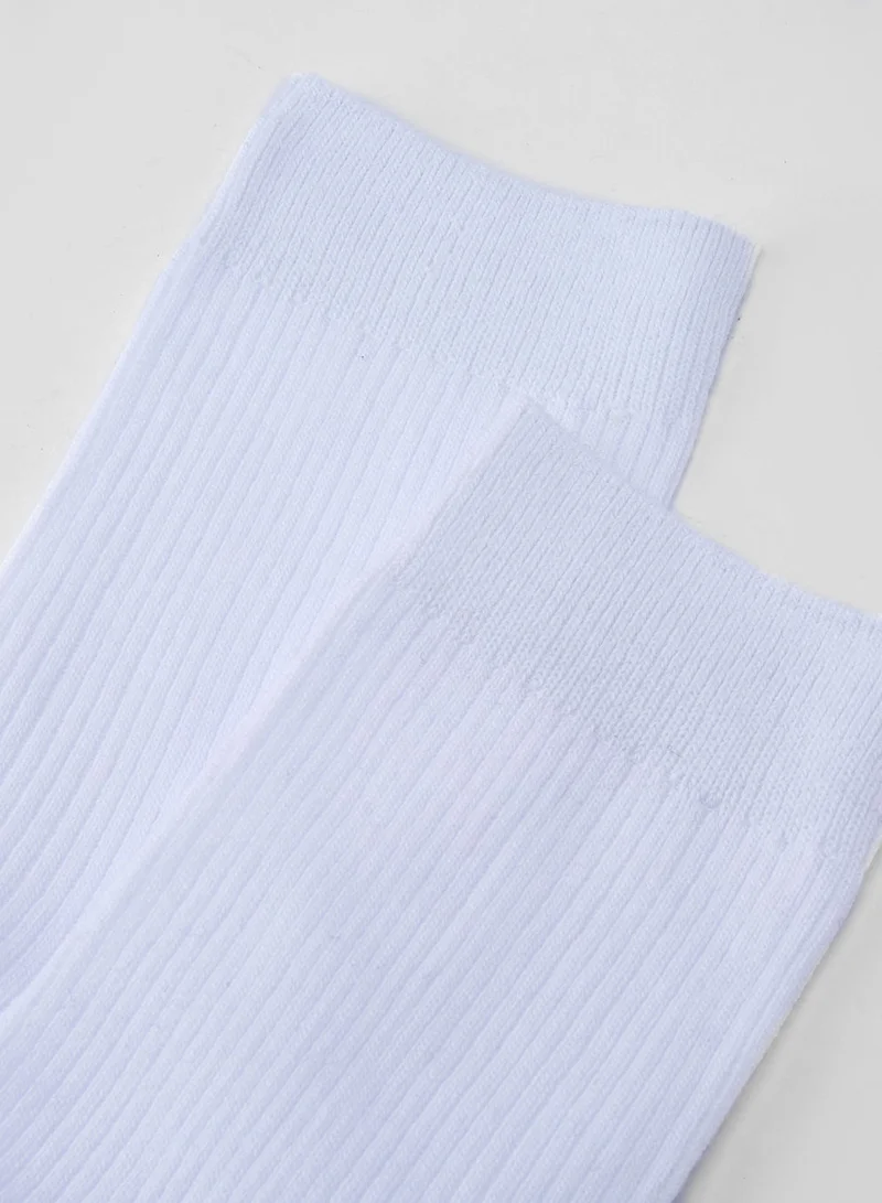 Giordano  Unisex Long Socks 2‑Pack with Soft Stretch Comfort  | Best Price UAE