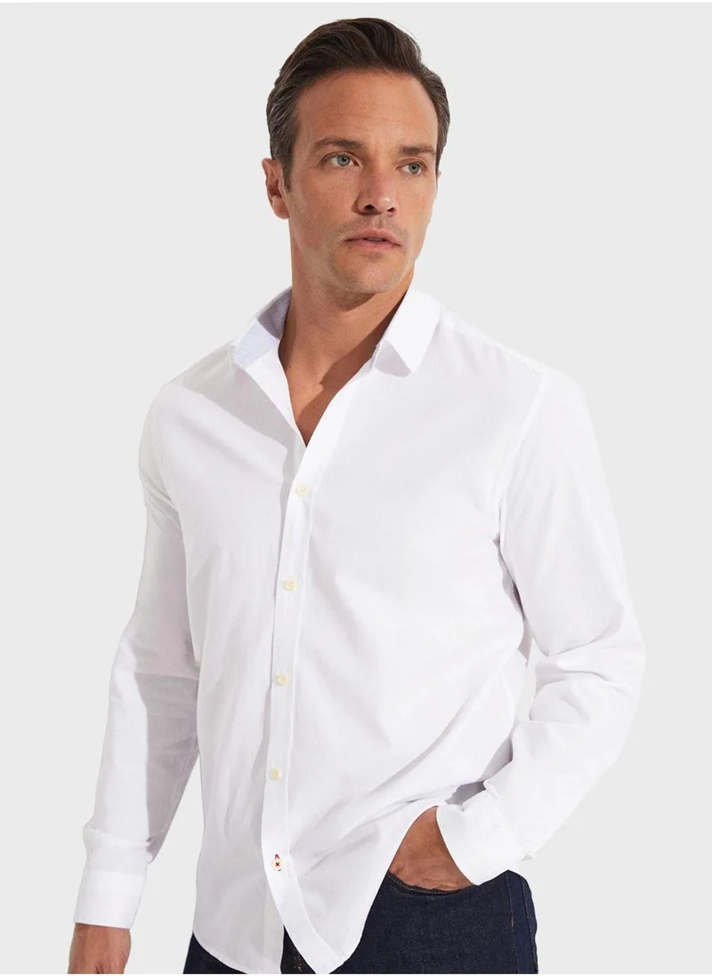 JUNE Essential Oxfort Regular Fit Shirt
