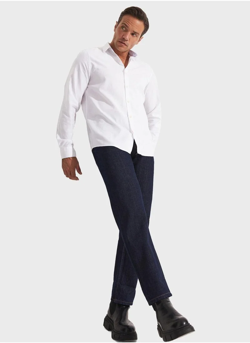 JUNE Essential Oxfort Regular Fit Shirt