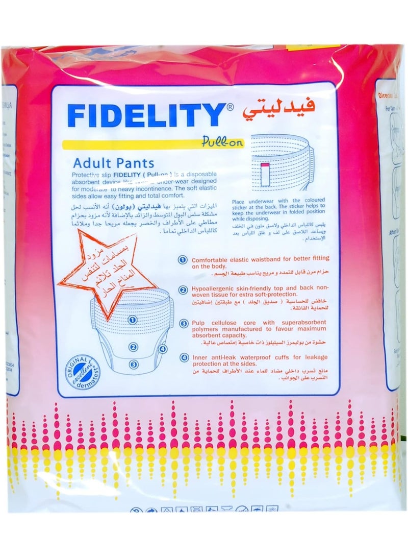 FIDELITY ADULT PULL ON PANT EXTRA LARGE 10Pcs - Image 4