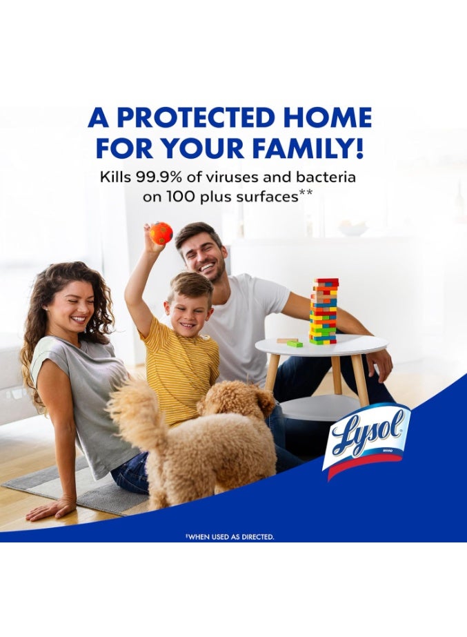 Lysol Disinfectant Spray, Crisp Linen Scent, 38 fl oz Total (Pack of 2, 19 oz Each) - Image 4