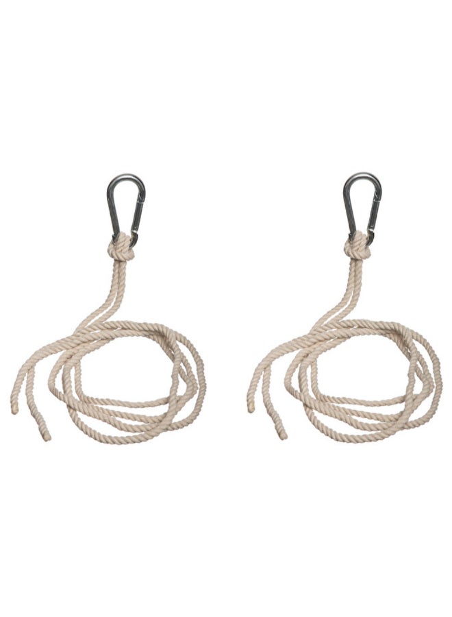 هسبيرايد مجموعة وصلات حبال أرجوحة باللون البيج والفضي 0.9 × 4.8 × 10 سم 117909 - Image 1