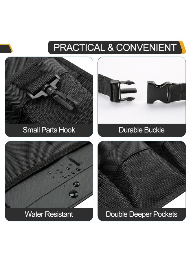 Chabeia Gardening Tools Belt, 8 Pockets Heavy Duty for Women & Men, 1680D Water Resistant Tool Pouch for Builders, Carpenters, Gardeners, Electricians  - Image 2