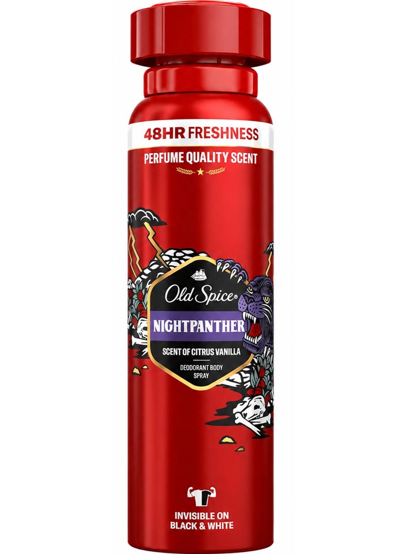 Old Spice Deodorant Body Spray Men Nightpanther 150ml - Image 1