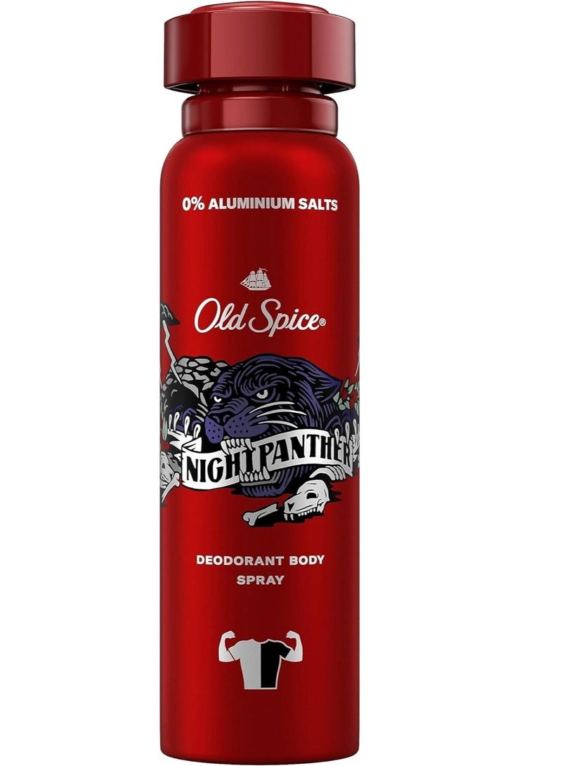 Old Spice Deodorant Body Spray Men Nightpanther 150ml - Image 2