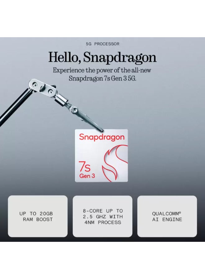 Nothing Phone (3a) Dual SIM White 12GB RAM 256GB  Bundle (CMF Buds) - Middle East Version - Image 5