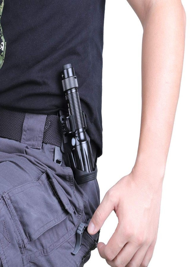 Nextorch V5 Tactical Flashlight Holster with Lever Side Lock System Only for 1"-1.25" Diameter Flashlight (Holster Head Diameter 0.78"-1.18" Bottom Diameter 1.18") (V5) - Image 2