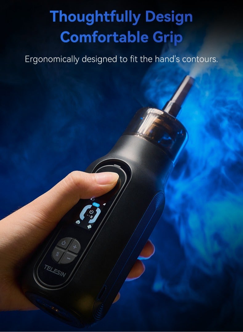 Fog Machine, Photography Fog Effect, Portable Fog Maker, with Remote Control Fogger Machine, for Video Shoot and Parties