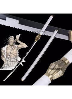 Trunkin Trunkin 12 Years & More Katana For Cosplay Life Size Replica Wooden Toy Anime Accessory Toy Collectible | Wooden Sword (Kenpachi Zaraki)  - Image 3