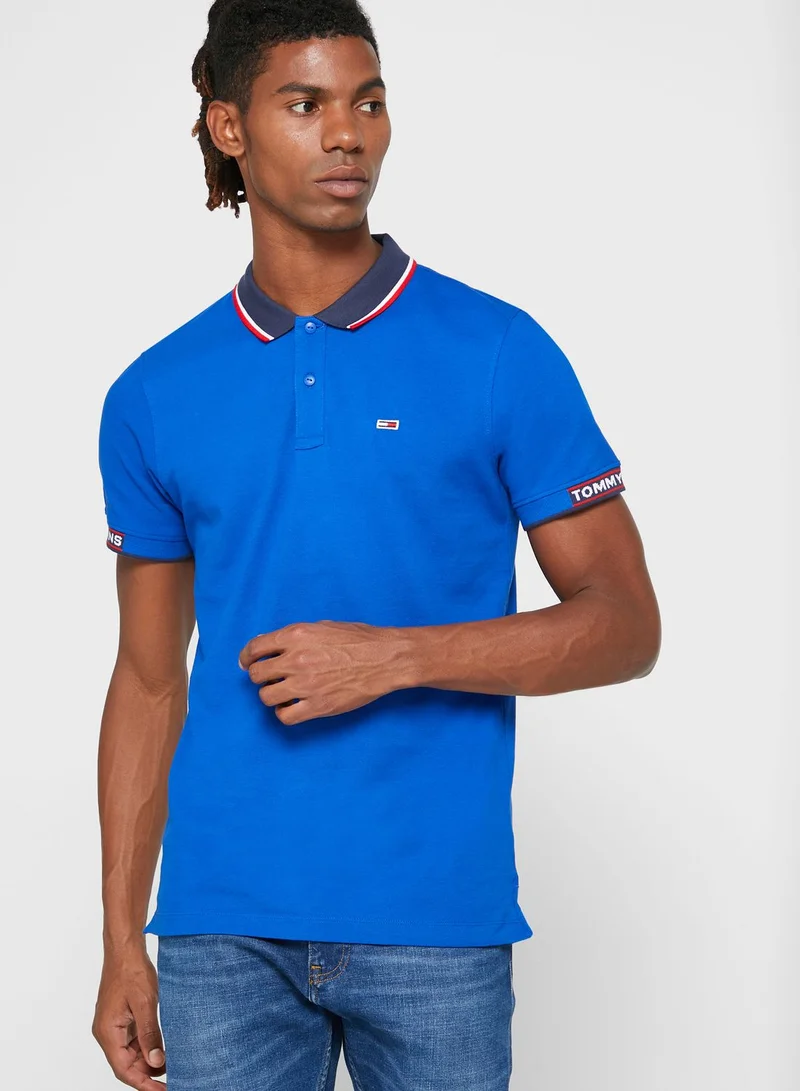 TOMMY JEANS Jacquard Polo
