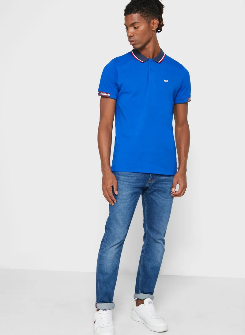 TOMMY JEANS Jacquard Polo