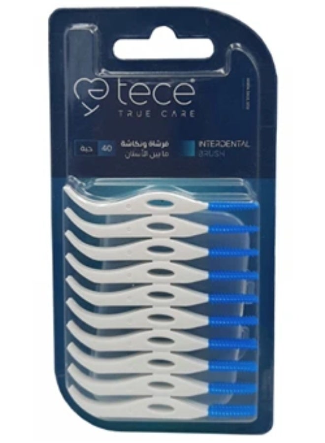 Dr.Brush فرشاة الأسنان بين الأسنان DR.Brush Tece - عبوة 40 فرشاة - Image 1