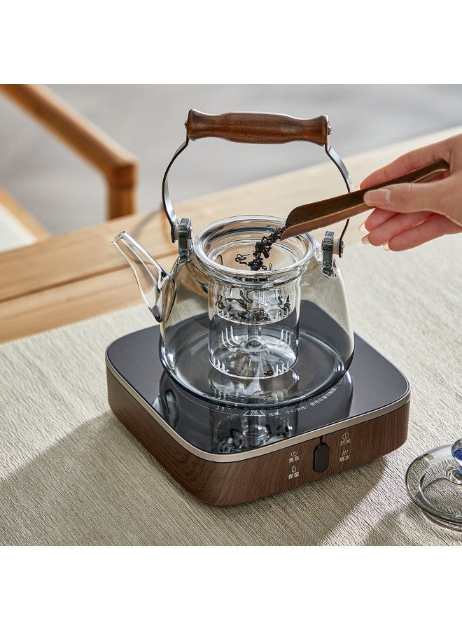 Yihutea Yi Hu Tea Brewing Pot Electric Ceramic Stove Integrated Steaming And Brewing High-temperature Resistant Glass Thickened Water Boiling Set - Image 2