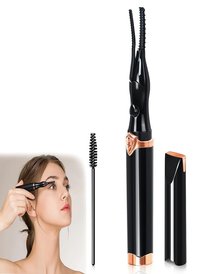 BRAINLE Heated Eyelash Curler with 3 Temperature Modes, USB Rechargeable Eye Lash Curlers for Women, Beauty Makeup Tools, Eyebrow Curler For Women, Eyelashes Lift Kit Accessories - Image 1