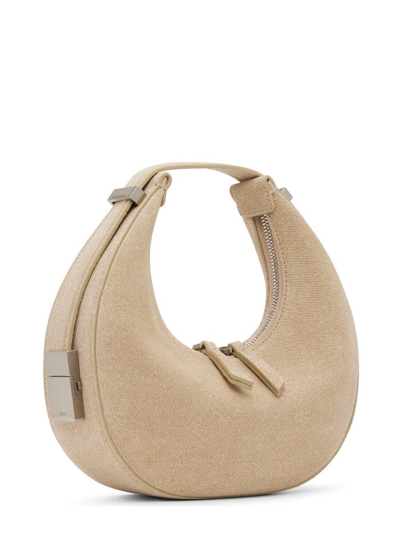 OS OI Mini Toni Bag Mini Leather Top Handle Handbag Shoulder Crossbody Bags  - Image 2