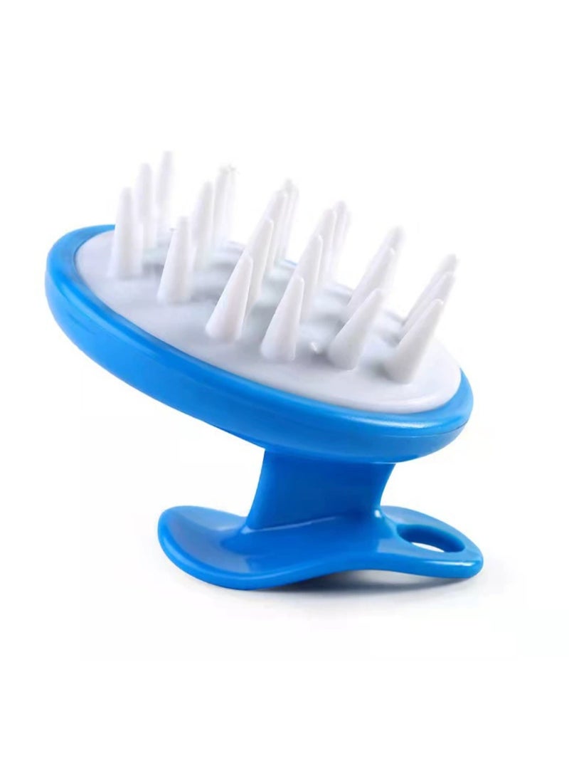 Hair Shampoo Brush with Soft Silicone Scalp Massager Brush Head, for All Hair Types, Deep Cleanses Scalp and Removes Dead Flaky Skin and Residue - Image 1