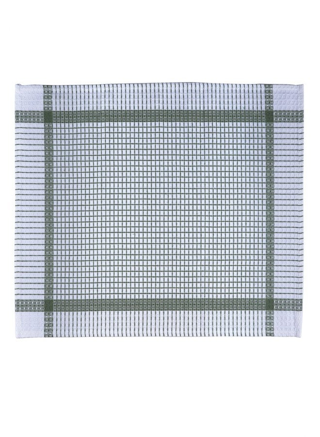 SAMI STUDIOS Kitchen Dish Towels Made With Eco-Friendly Cotton|Highly Absorbent For Cleaning&Quick Drying Of Plates&Glasses|X-Large,40X60 Cm|Elegant Waffle Checks(Set Of 5 Pieces),Multicolor - Image 4