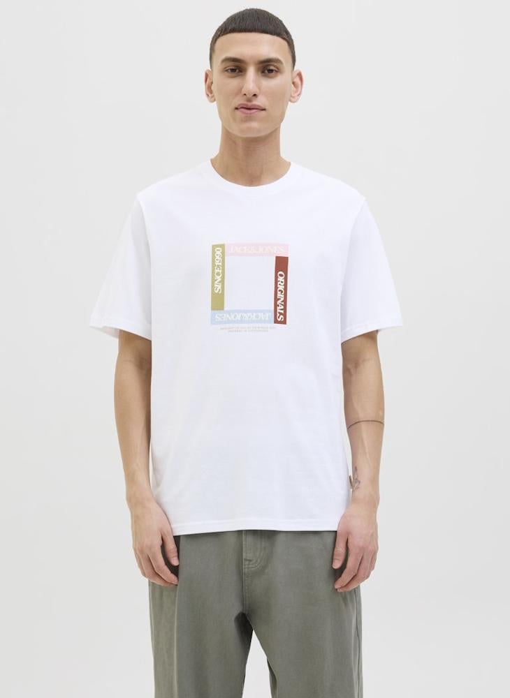 JACK & JONES Jortavira Branding round Neck T-Shirt  - Image 1