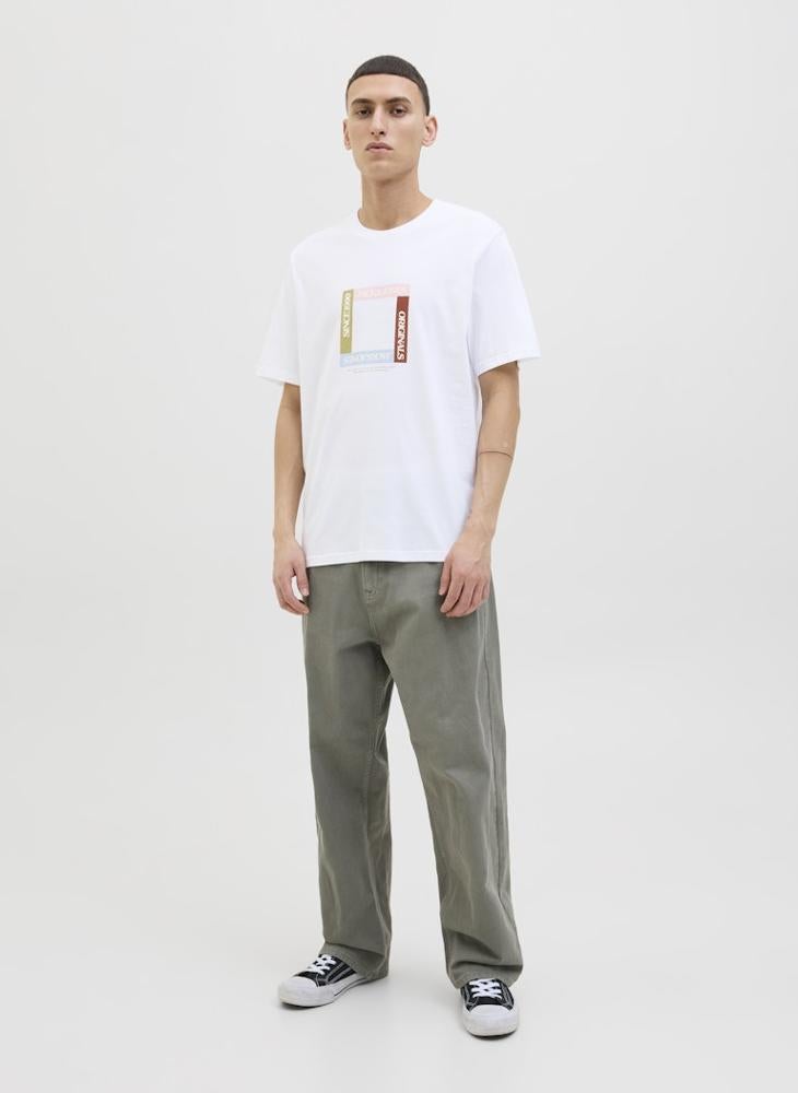 JACK & JONES Jortavira Branding round Neck T-Shirt  - Image 4