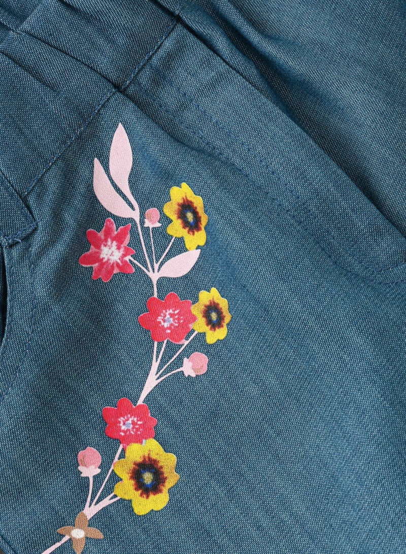 Jelliene Woven denim pant - Image 4