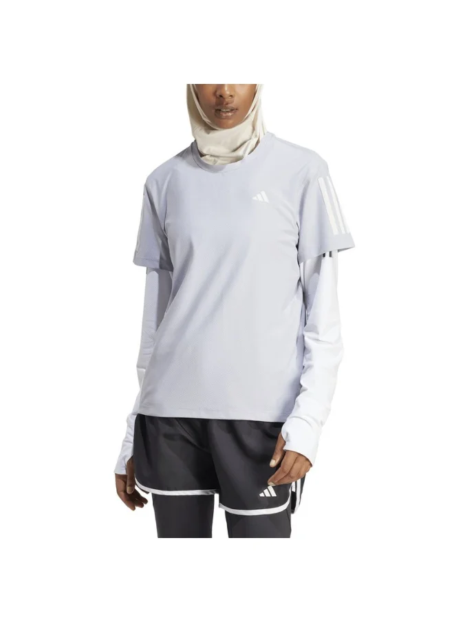 اديداس adidas OTR B TEE Grey Running T-SHIRTS for Women - 2XS