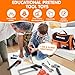 maysida Kids Tool Set 48PCS Toddler Tool Set Toys with Electronic Toy Drill Tool BagTool BeltTape Measure Pretend Play Kids Construction Tool Kits Toy for Boys Kids Birthday Gift for Boys Girls Ages 3 - Image 3
