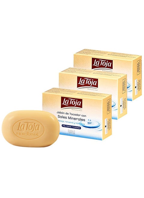 La Toja Bar Soap with Mineral Salts Pack of 4 X 125g