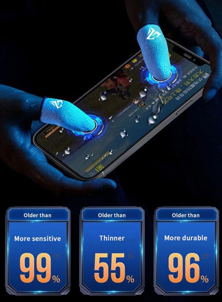 4 Gaming Finger Gloves Paired With A Metal Storage Box  - Image 3