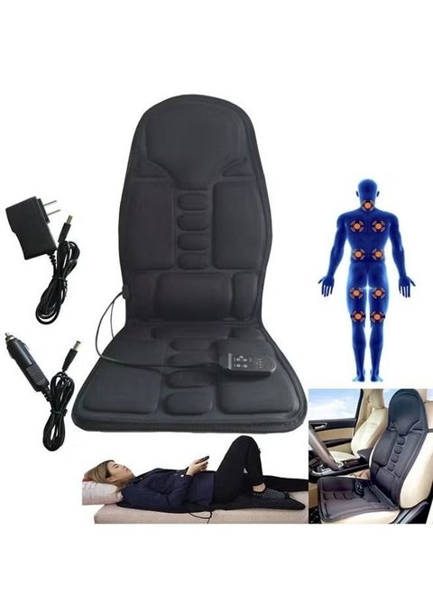 Massage Chair neck Massager back Electric Car Seat Vibrator Back Neck massage Cushion Heat Pad For legs Waist Body Massageador