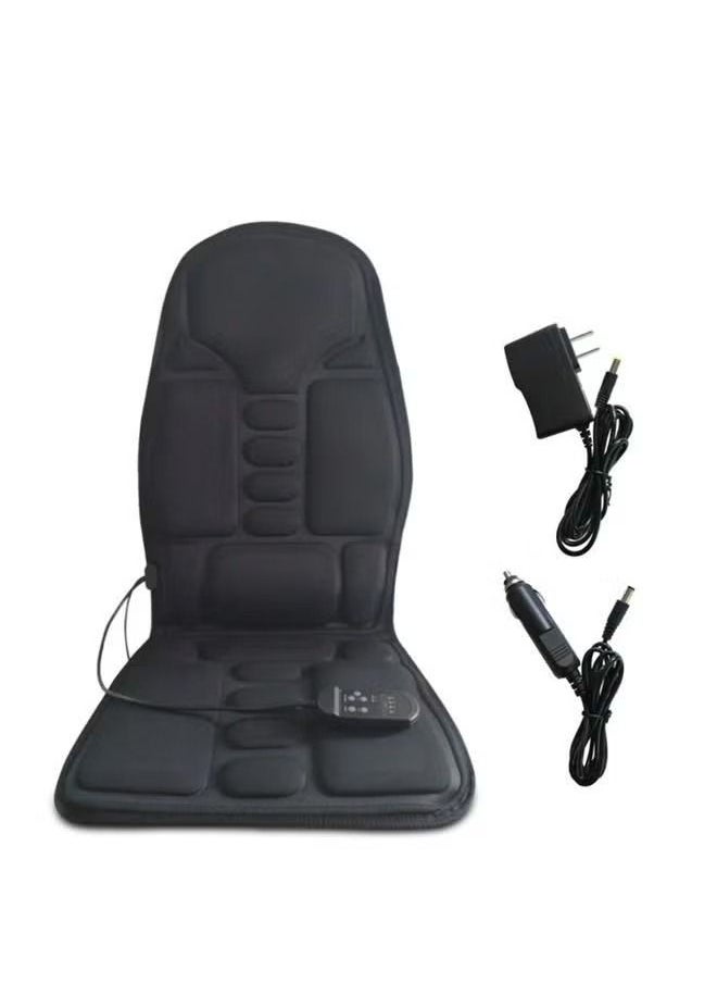 Generic - Massage Chair neck Massager back Electric Car Seat Vibrator Back Neck massage Cushion Heat Pad For legs Waist Body Massageador - Image 1
